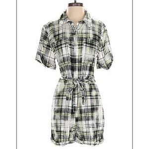 Wildfang & BP Collab romper with tie waist